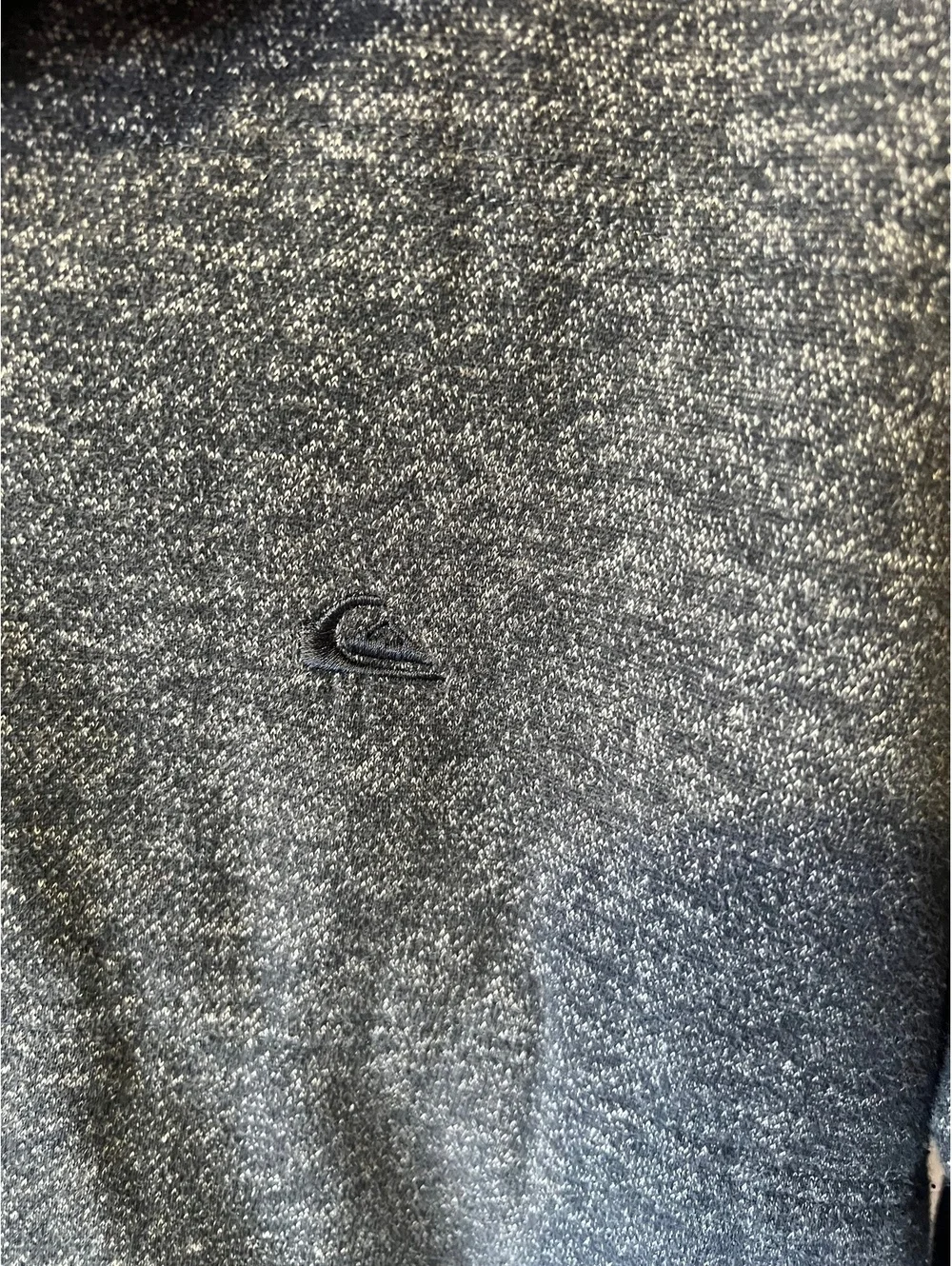 Quiksilver Men’s XXL Blue Heather Sherpa-Lined Full-Zip Hoodie Jacket